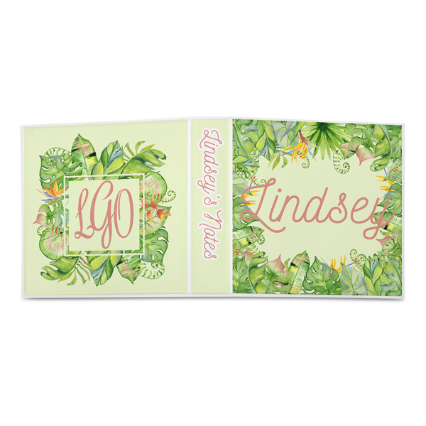 Tropical Leaves Border 3-Ring Binder Approval- 2in