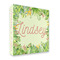 Tropical Leaves Border 3 Ring Binders - Full Wrap - 2" - FRONT