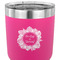 Tropical Leaves Border 30 oz Stainless Steel Ringneck Tumbler - Pink - CLOSE UP