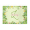Tropical Leaves Border Area Rug (Personalized)