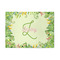 Tropical Leaves Border 5'x7' Patio Rug - Front/Main