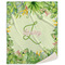 Tropical Leaves Border 50x60 Sherpa Blanket