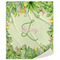 Tropical Leaves Border Sherpa Throw Blanket - 50"x60" (Personalized)