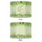 Tropical Leaves Border 8" Drum Lampshade - APPROVAL (Poly Film)