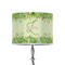 Tropical Leaves Border 8" Drum Lamp Shade - Poly-film (Personalized)