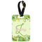 Tropical Leaves Border Aluminum Luggage Tag (Personalized)