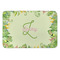 Tropical Leaves Border Anti-Fatigue Kitchen Mat (Personalized)
