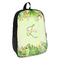 Tropical Leaves Border Backpack - angled view