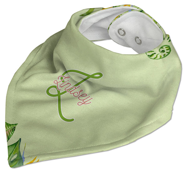 Tropical Leaves Border Bandana Closed