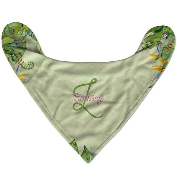 Tropical Leaves Border Bandana Flat Approval