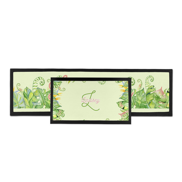 Tropical Leaves Border Bar Mat - Parent Main