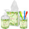 Tropical Leaves Border Bathroom Accessories Set (Personalized)