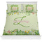 Tropical Leaves Border Bedding Set (Queen)