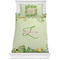 Tropical Leaves Border Bedding Set (Twin)