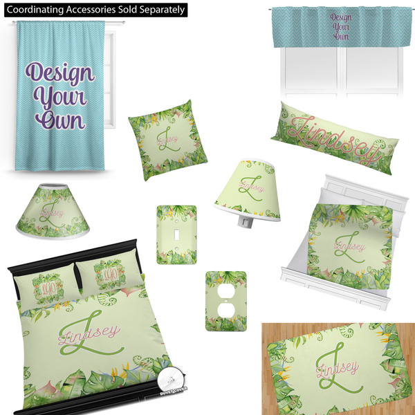 Tropical Leaves Border Bedroom Decor & Accessories2