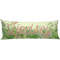 Tropical Leaves Border Body Pillow Case (Personalized)