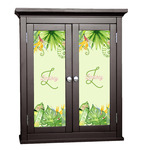 Tropical Leaves Border Cabinet Decal - Custom Size (Personalized)