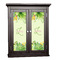 Tropical Leaves Border Cabinet Decal - Large (Personalized)