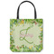 Tropical Leaves Border Canvas Tote Bag - Medium - 16"x16" (Personalized)