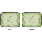 Tropical Leaves Border Car Floor Mats (Back Seat) (Approval)