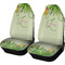 Tropical Leaves Border Car Seat Covers