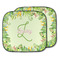 Tropical Leaves Border Car Sun Shade - Two Piece (Personalized)