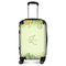 Tropical Leaves Border Carry-On Travel Bag - With Handle