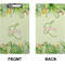 Tropical Leaves Border Clipboard (Legal) (Front + Back)