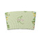 Tropical Leaves Border Coffee Cup Sleeve - FRONT