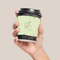 Tropical Leaves Border Coffee Cup Sleeve - LIFESTYLE