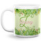 Tropical Leaves Border Coffee Mug - 20 oz - White