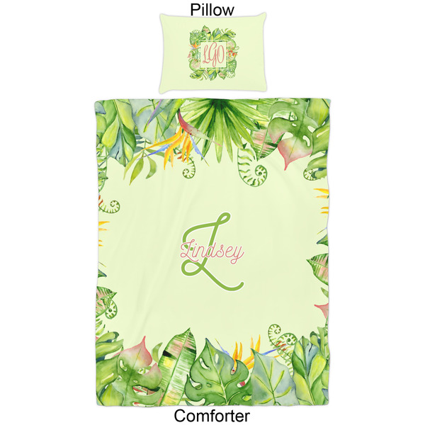 Tropical Leaves Border Comforter Set - Twin - Approval