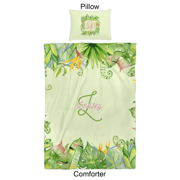 Tropical Leaves Border Comforter Set - Twin XL - Approval