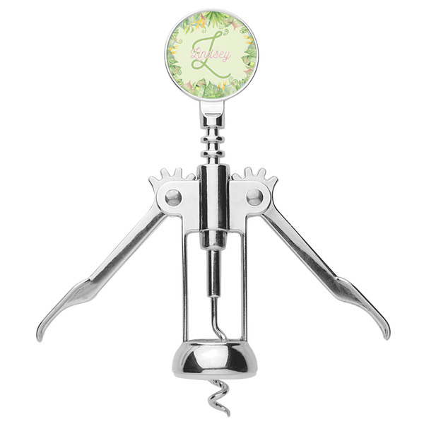 Tropical Leaves Border Corkscrew - Alt