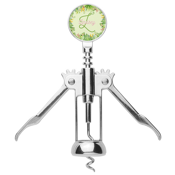 Tropical Leaves Border Corkscrew - Alt