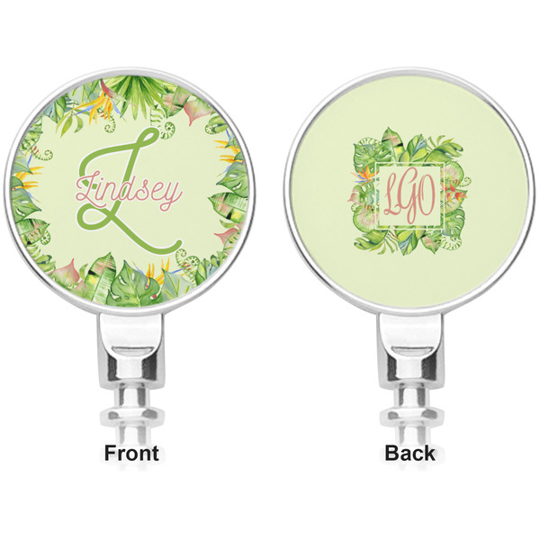 Tropical Leaves Border Corkscrew - Apvl