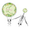 Tropical Leaves Border Corkscrew (Personalized)