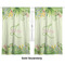 Tropical Leaves Border Curtains