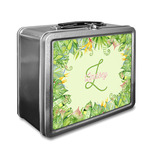 Tropical Leaves Border Lunch Box (Personalized)