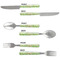 Tropical Leaves Border Cutlery Set - APPROVAL
