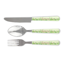 Tropical Leaves Border Cutlery Set (Personalized)
