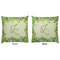 Tropical Leaves Border Decorative Pillow Case - Approval
