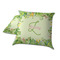 Tropical Leaves Border Decorative Pillow Case - TWO