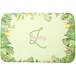 Tropical Leaves Border Dish Drying Mat (Personalized)
