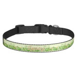 Tropical Leaves Border Dog Collar (Personalized)