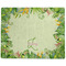 Tropical Leaves Border Dog Food Mat - Large without Bowls
