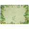 Tropical Leaves Border Dog Food Mat - Small without bowls