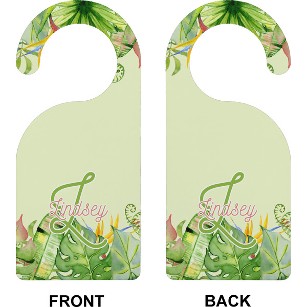 Tropical Leaves Border Door Hanger (Approval)