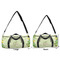 Tropical Leaves Border Duffle Bag Small and Large