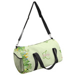 Tropical Leaves Border Duffel Bag (Personalized)